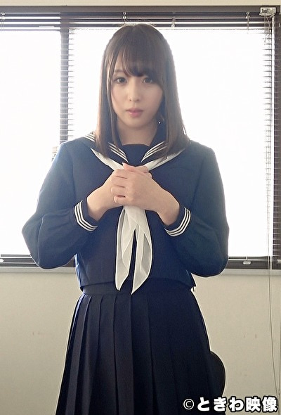 先生になってきつ～いエッチな指導！セーラー服が似合うJ●と3Pで顔射！