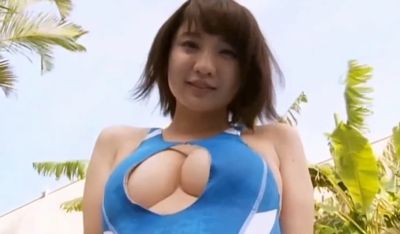 尾崎ナナ　エロエロ競泳水着で凄いボディを見せちゃう